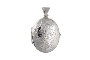 Planet Gold - Silver Locket - Traditional